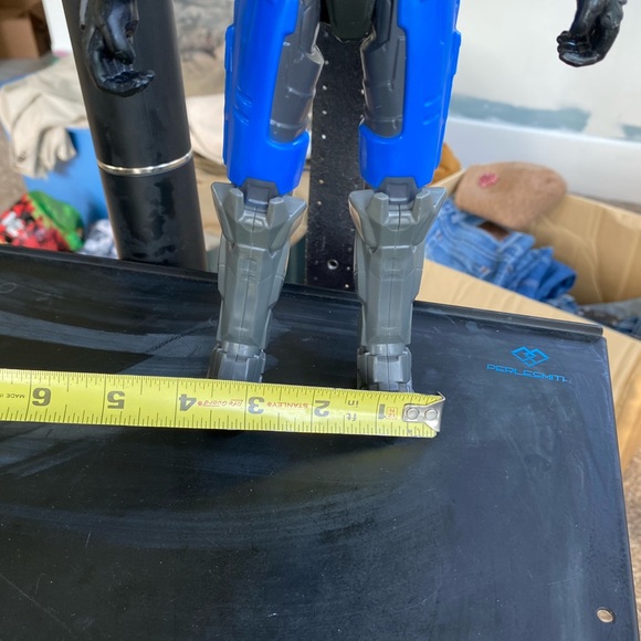 2021 Jazwares Large 12” Halo Infinite Reach Spartan Mark Toy Action Figure Blue - Picture 9 of 10